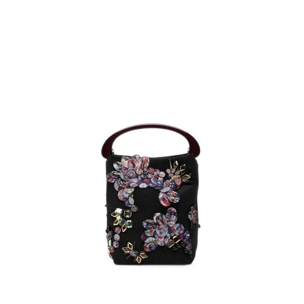 Dries Van Noten Women Bw262-Crisp705-900Emb Wl.Bag Black